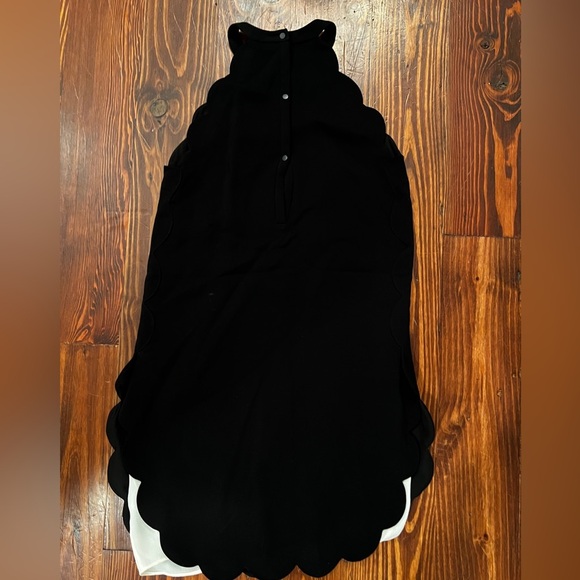 A.L.C. Alexis Black Scallop Mini Dress Revolve - Picture 4 of 10